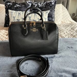 Coach Black Leather Handbag